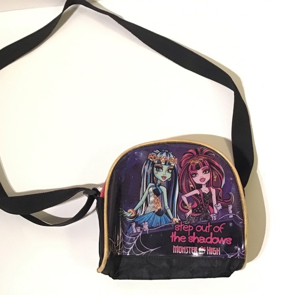 Monster high vintage step out of the shadows crossbody mini bag w glitter deets - Picture 7 of 14